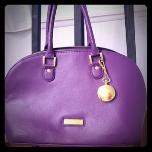 Joy & Iman purple leather purse